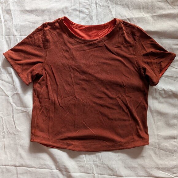 Alder Apparel Tops - Alder Apparel Clay-Colored Reversible T-Shirt (small)